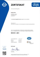 DGS Zertifikat 9001 2015