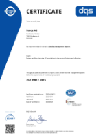 DQS Certificate 9001 2015